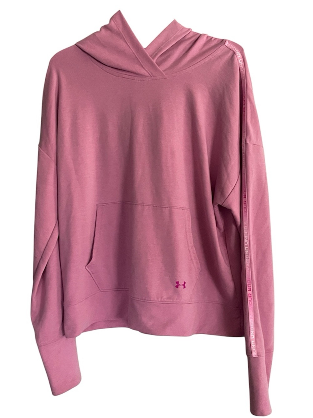 Under Armour Women's Dusty Rose Hooded Pullover Sweatshirt